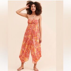 Anthropologie harem jumpsuit Size M